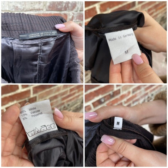 Rundholz Women’s Wool Blend Brown Maxi Pencil Skirt Lagenlook Style Size L-XL - Picture 10 of 11